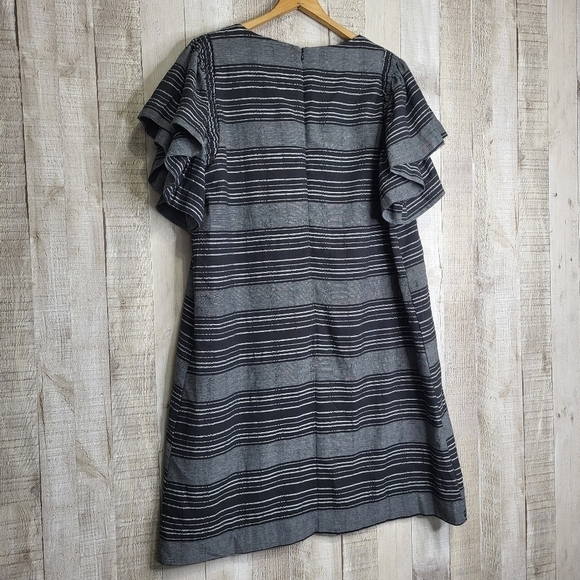 Anthropologie Moon River Denmark Dress. Size Large. Black & White. - Picture 9 of 10